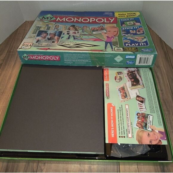 Hasbro My Monopoly Board Game Custom Version Personalized  Ages 8+ Made in USA. - Picture 4 of 9